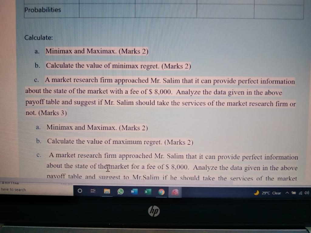 Mr. Salim is planning to open a dress shop in