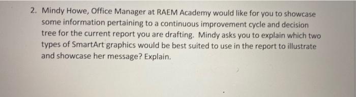 2. Mindy Howe, Office Manager at RAEM Academy