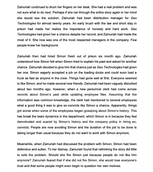 Zainuriah continued to drum her fingers on her