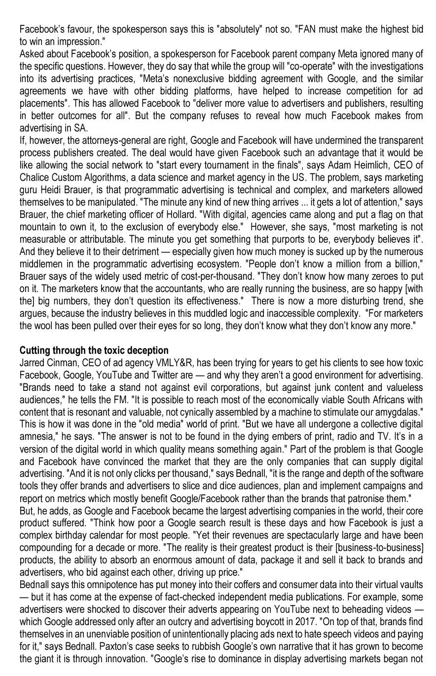 Read the case study below and answer the