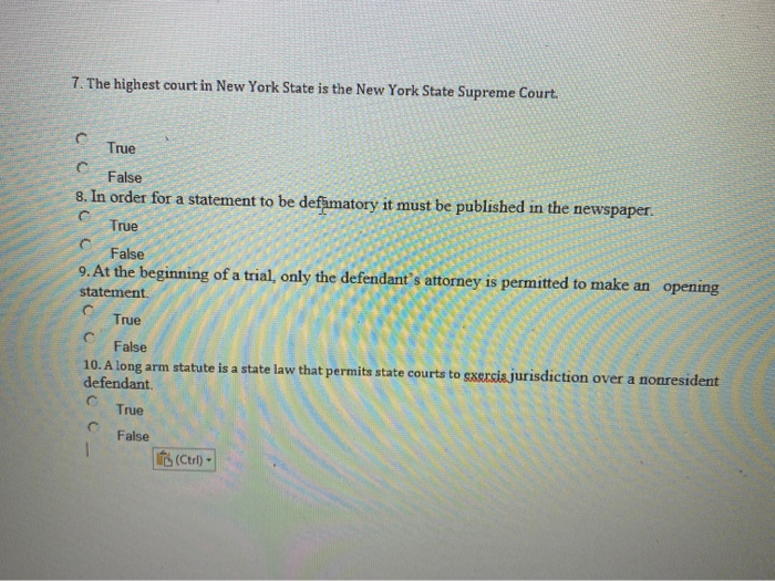 please answer all 10 questions. dont answer few