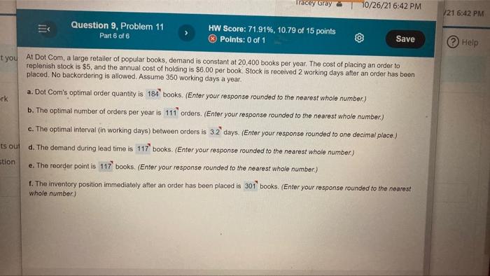 Can i have help with picture 2 a b c d e f Tracey