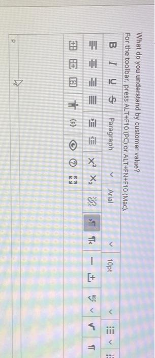 What do you understand by customer value? For the
