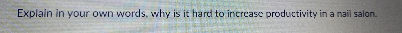 Explain in your own words, why is it hard to