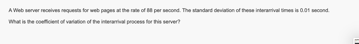 A Web server receives requests for web pages at