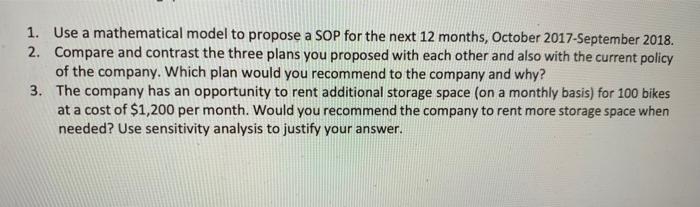 2 plans are level plan and chase plan 1. Use a