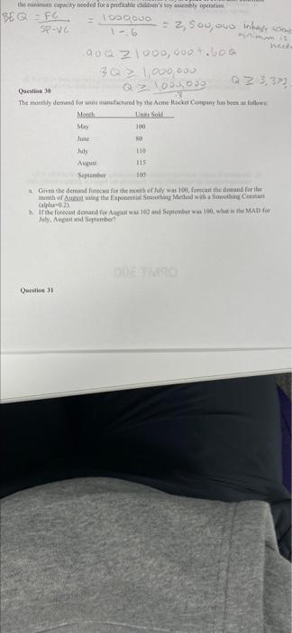 the capacity needed for a profitable children's