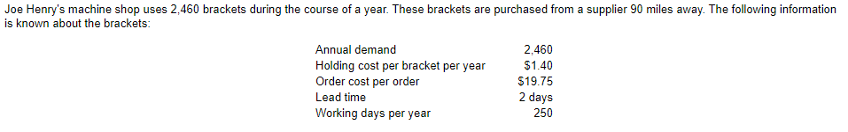 a) What is the EOQ? nothing units (round your