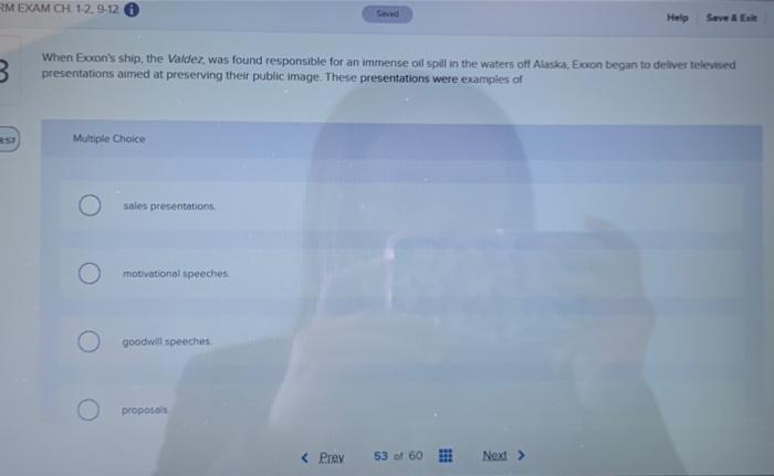 RM EXAM CH 12.9-12 Help Save & E B. When Exxon's