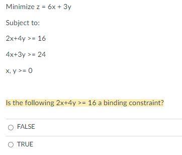 Problem 1: Linear Programming Problem Minimize z