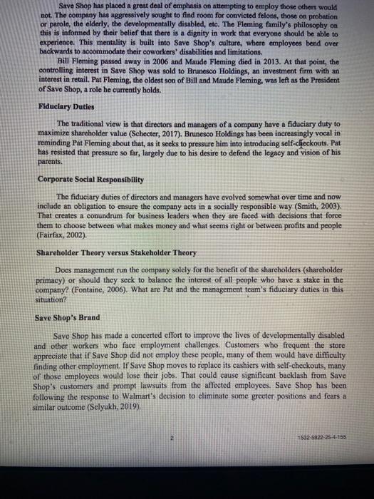 es Read the case study 'What About Cynthia? A