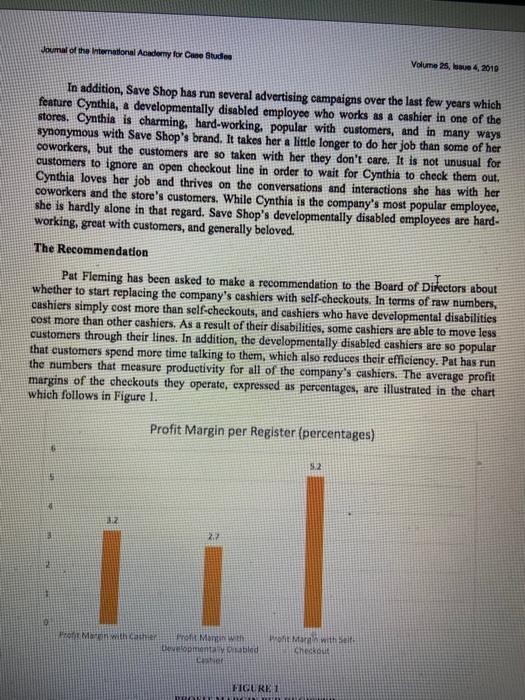 es Read the case study 'What About Cynthia? A