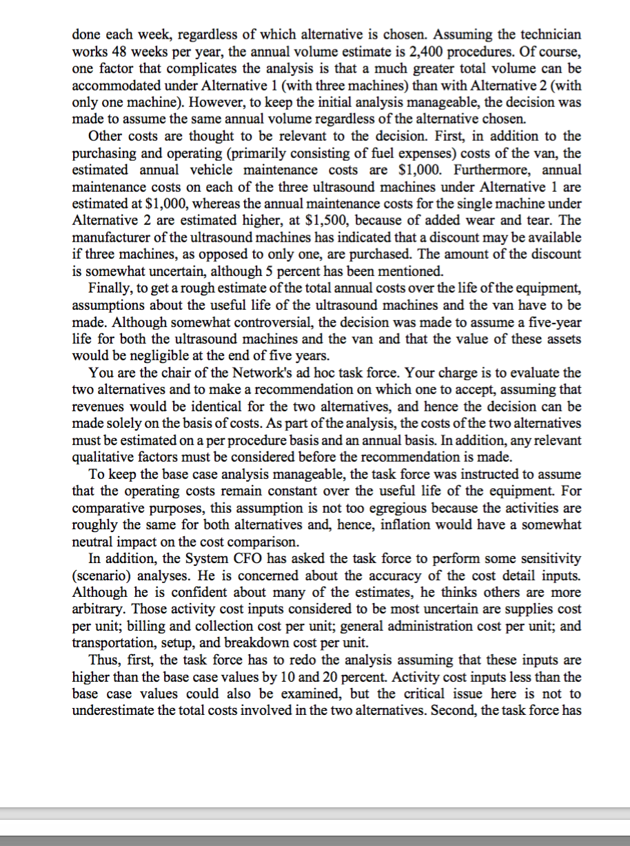 Case 2 Questions Question 1 Estimate the base