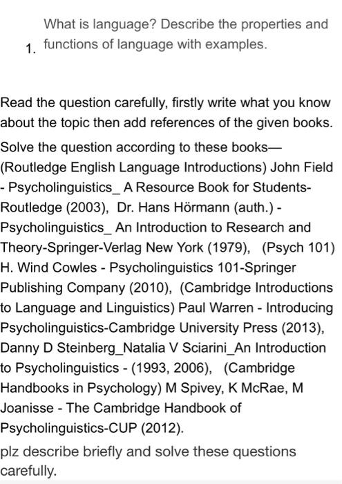 read the question carefully and answer the