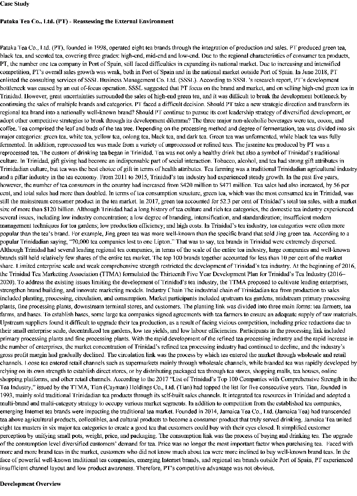 Established in 1998, PT was a key leading tea