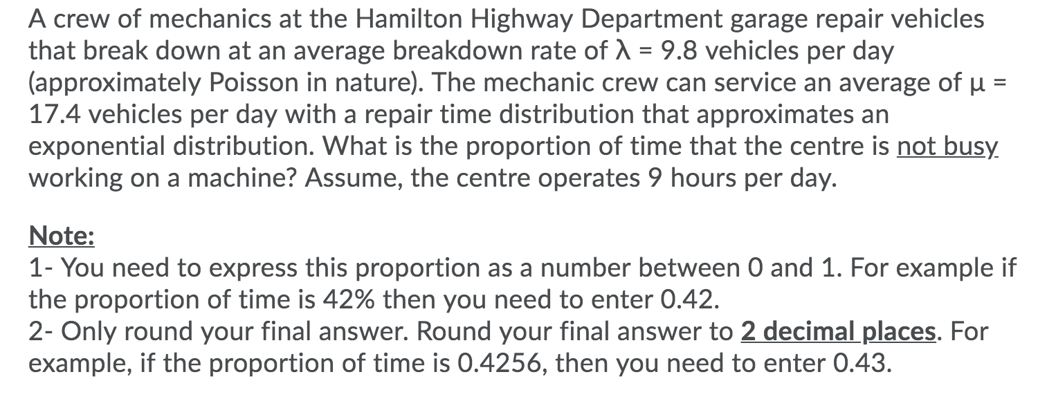 A crew of mechanics at the Hamilton Highway