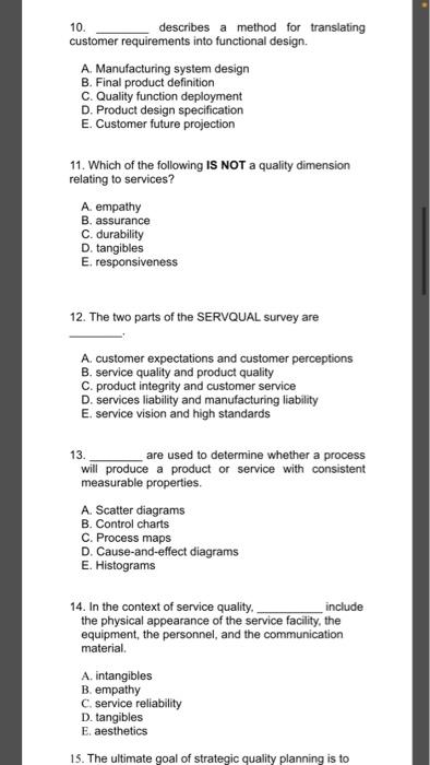 10 describes a method for translating customer