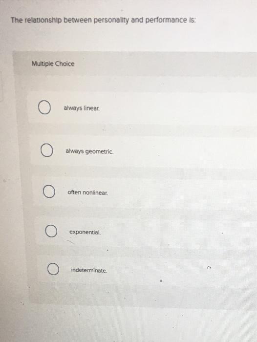 answer all please The relationship between