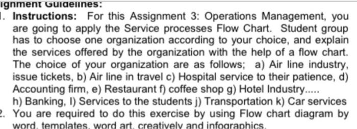 ignment Guidelines: 1. Instructions: For this