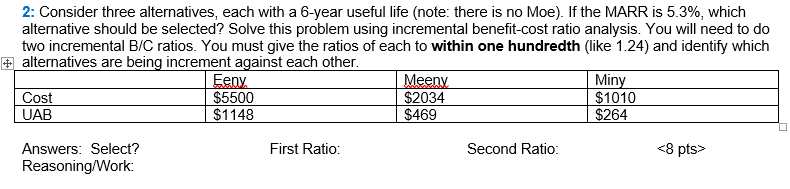 i need step wise solution: 2: Consider three