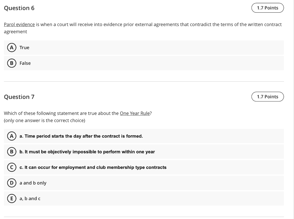 Question 2 Rights that cannot be Assigned