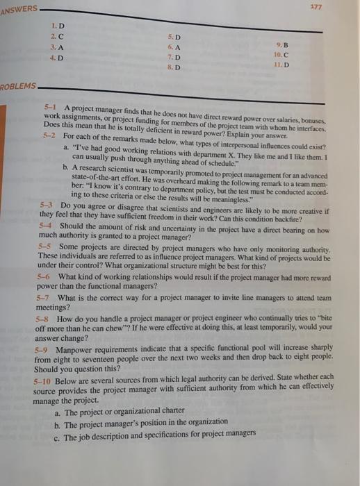 question 5.1 with at least a paragraph supporting