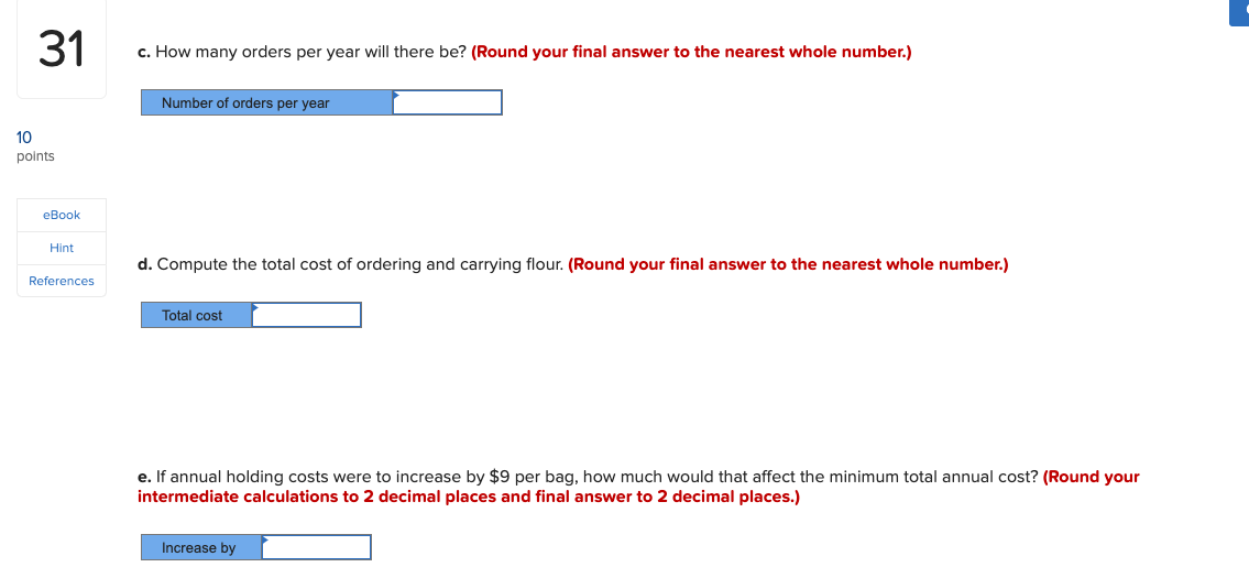 Check m 31 Problem 12-3 (Static) 10 points A
