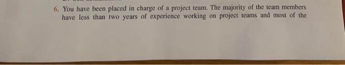 question 6 along eoth two paragraphs supporting