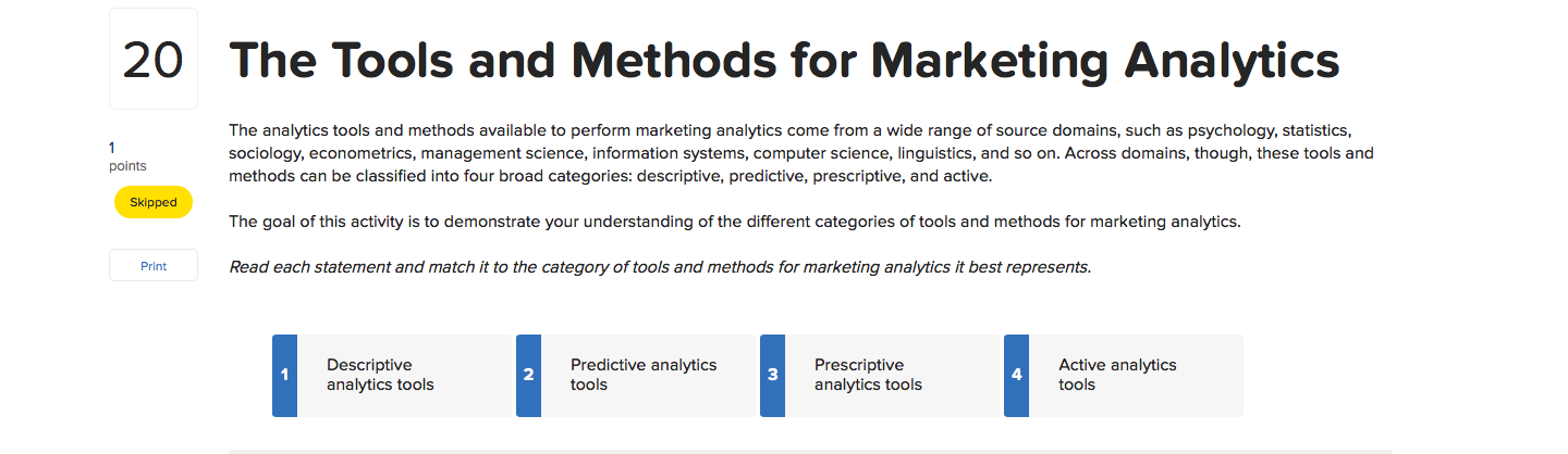 20 The Tools and Methods for Marketing Analytics
