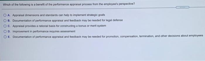 Which of the following is a benefit of the