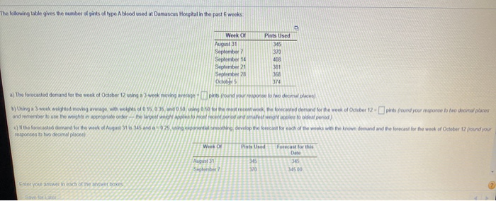 im sorry last post was blurry The following table