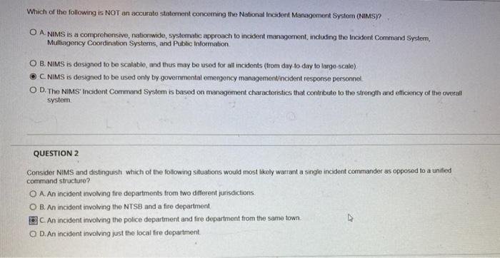 Is my answer correct, if not read each question