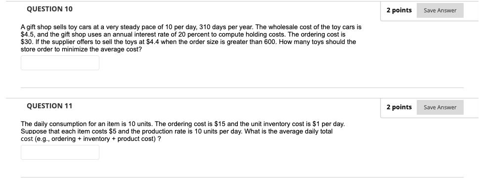 Could you please answer this question # 11 with
