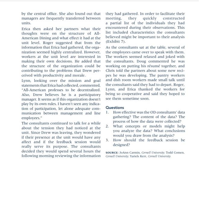 Provide details on what concepts or models might