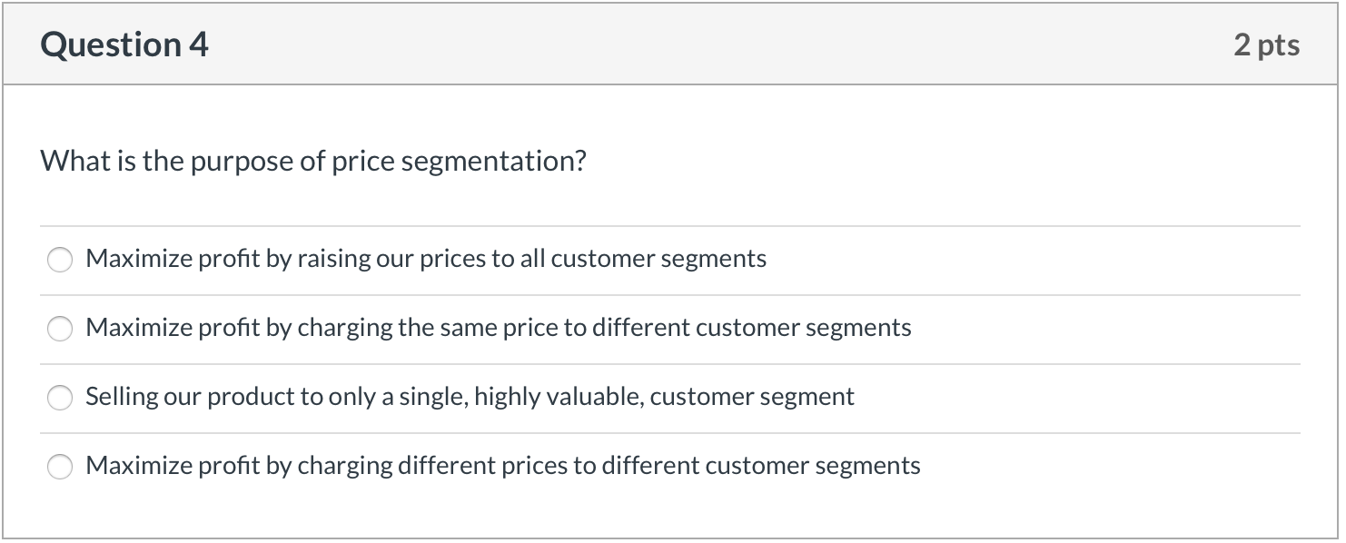 Question 2 2 pts Which operations planning