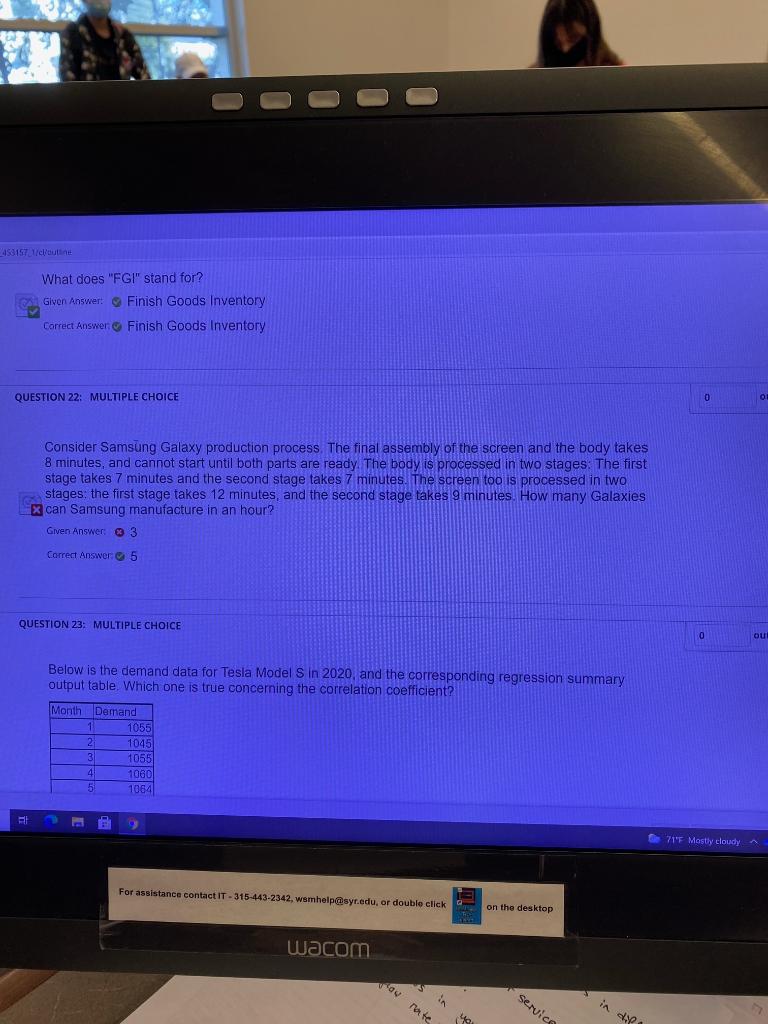 Only answer question 22 please! Also please show