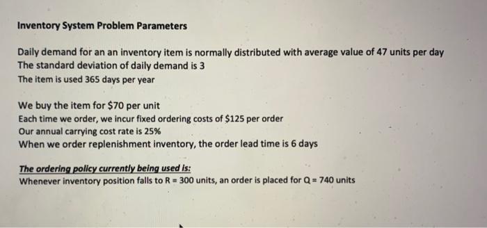 Find the optimal order quantity for this item