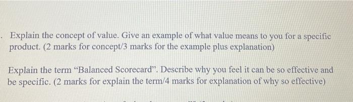 please answer the questions with examples and