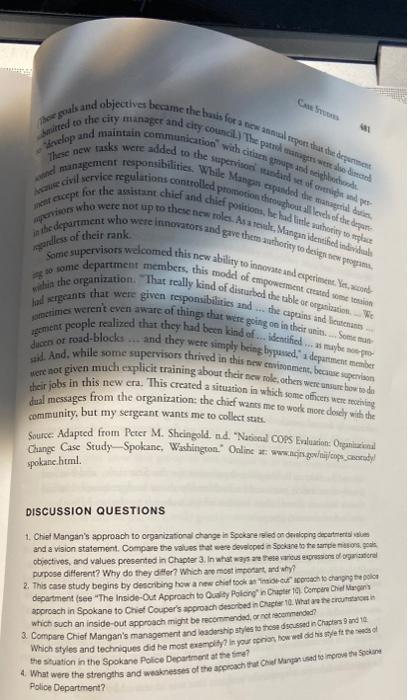 this case study begins by describing how a new