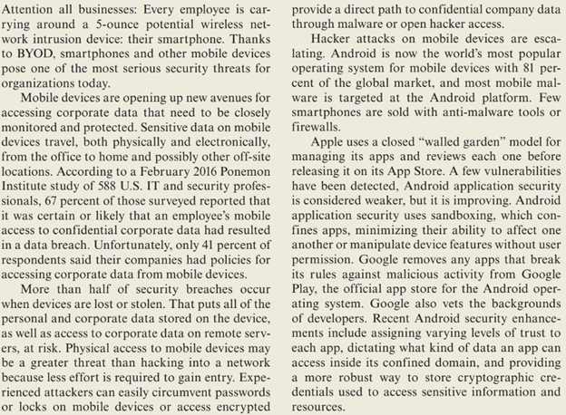 Part II: Case Study Analysis: Read Case Study