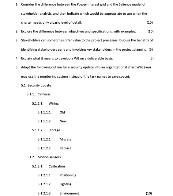 1. Consider the difference between the