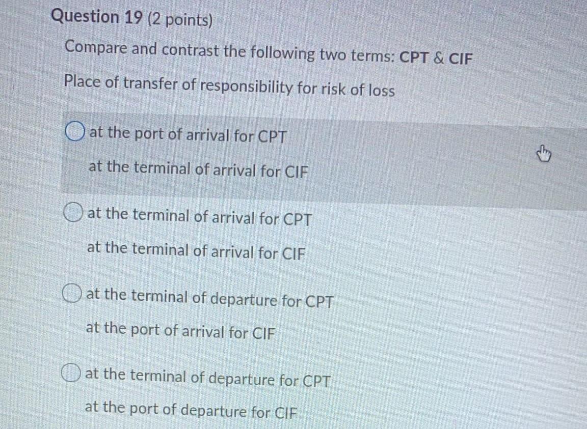 Question 29 (2 points) Situation #2: The proper