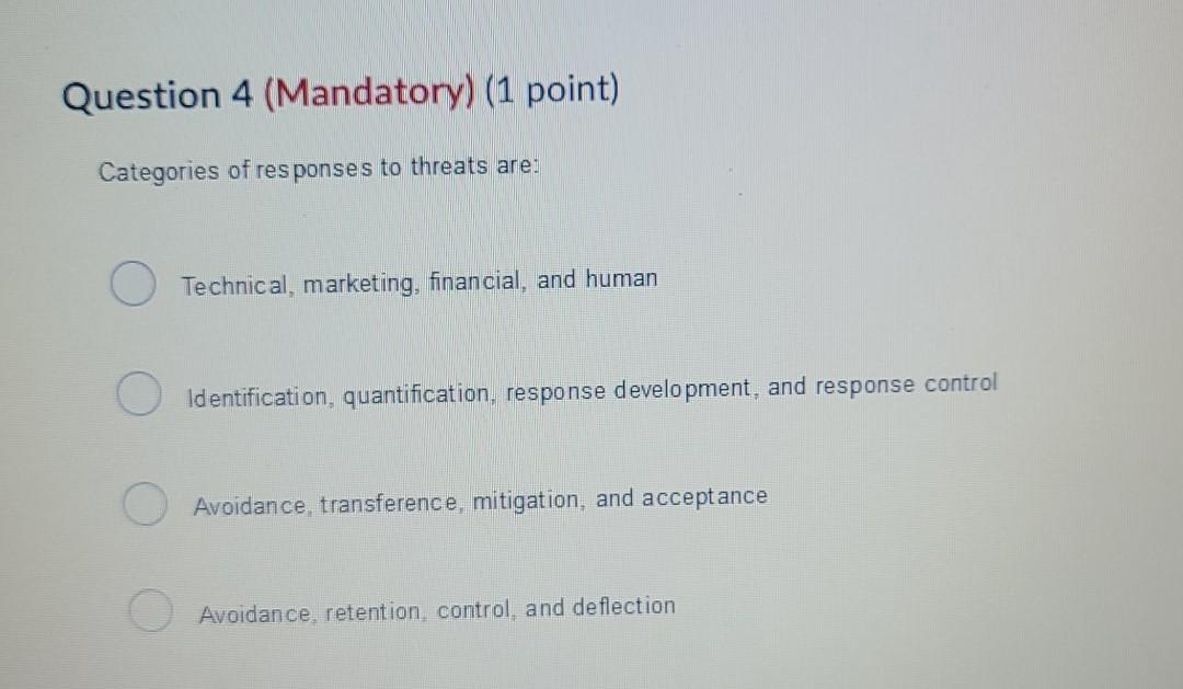 When is passive risk acceptance an appropriate