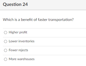 Question 20 Scope of strategic fit refers to both