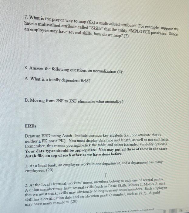 7. What is the proper way to map (fix) a