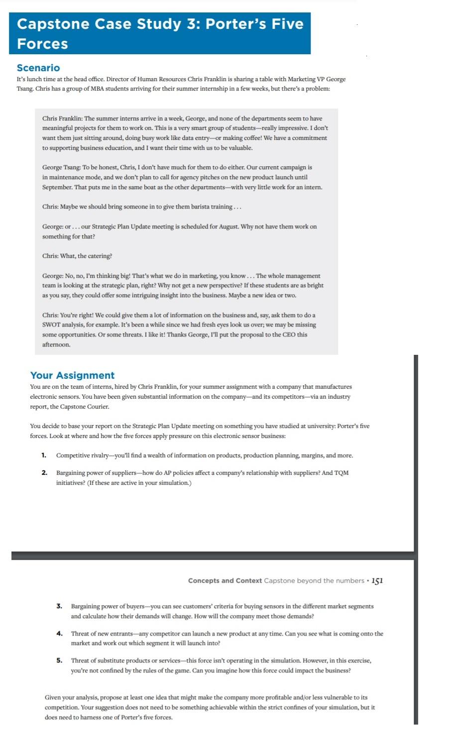 Capstone Case Study 3: Porter's Five Forces