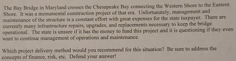 What project delivery method is best for this