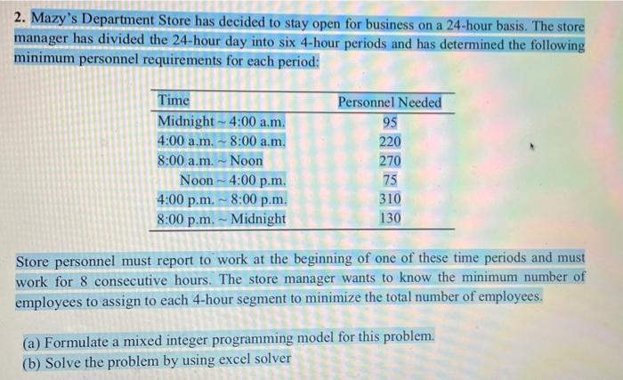 2. Mazy's Department Store has decided to stay