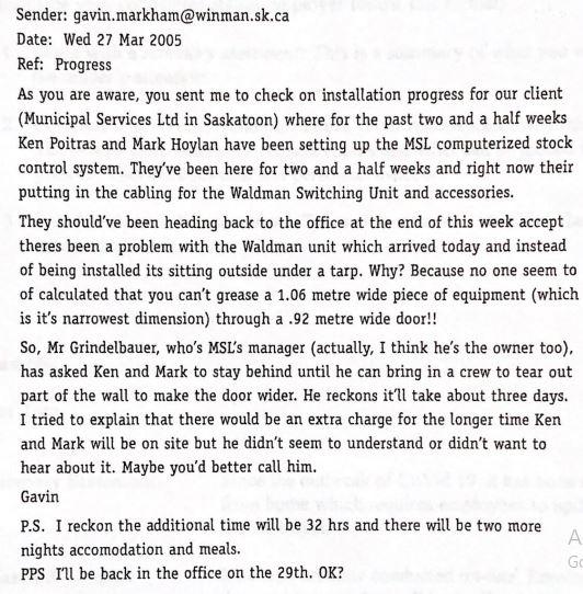 Sender: gavin.markham@winman.sk.ca Date: Wed 27