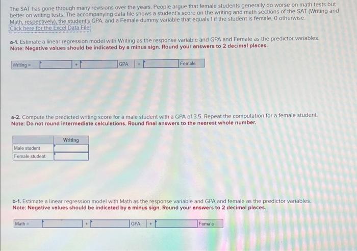 The SAT has gone through many revisions over the